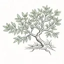 Olive Tree Therapy tattoo design idea