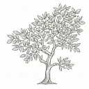 Olive Tree Therapy tattoo design idea