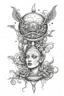 00;00 tattoo design idea