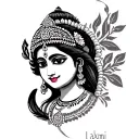 laxmi name tattoo tattoo design idea