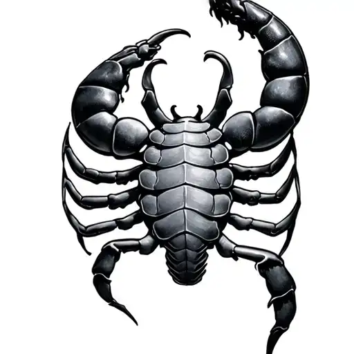 Cancer zodiac sign tattoo design idea