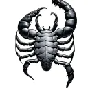 Cancer zodiac sign tattoo design idea