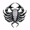 Cancer zodiac sign tattoo design idea