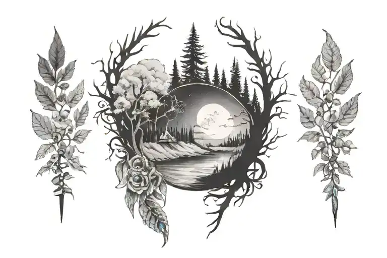 Bon iver tattoo design idea