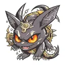 Gengar Umbreon tattoo design idea