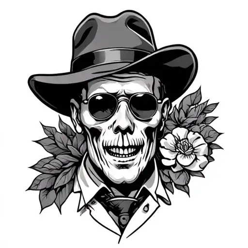 Old School Gangster tattoo design idea