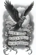 clouds with this quote "Even though I walk through the valley of the shadow of death, I will fear no evil, for you are"  tattoo design idea