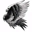 Fourth Wing tattoo design idea