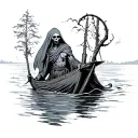 charon tattoo design idea