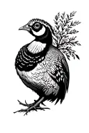 pheasant hunting tattoo design idea