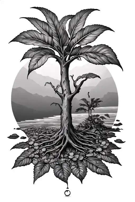 growth over time, something to remind me I am constantly growing and becoming a better person. one day at a time.  tattoo design idea