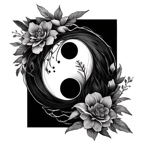 want a drawing for a tattoo, I want a ying and yang tattoo but I want my girlfriend Esperanza to be apart of it and me J tattoo design idea