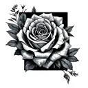 name written tattoo design idea