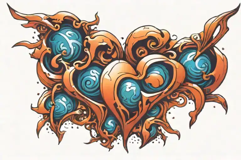 Love tattoo design idea