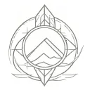 destiny determination sunlight tattoo design idea