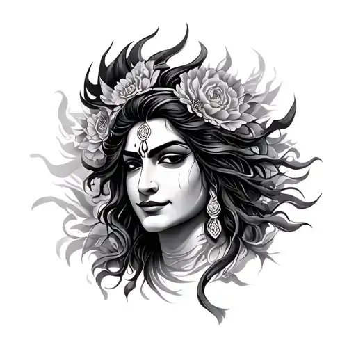 Mahakal tattoo design idea