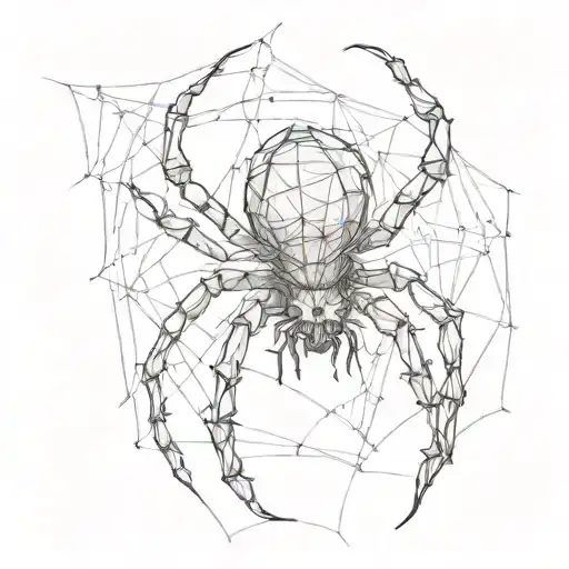 spider tattoo design idea