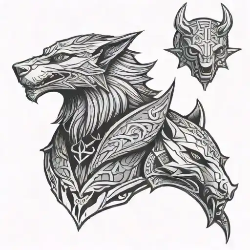 Witcher's signs tattoo design idea