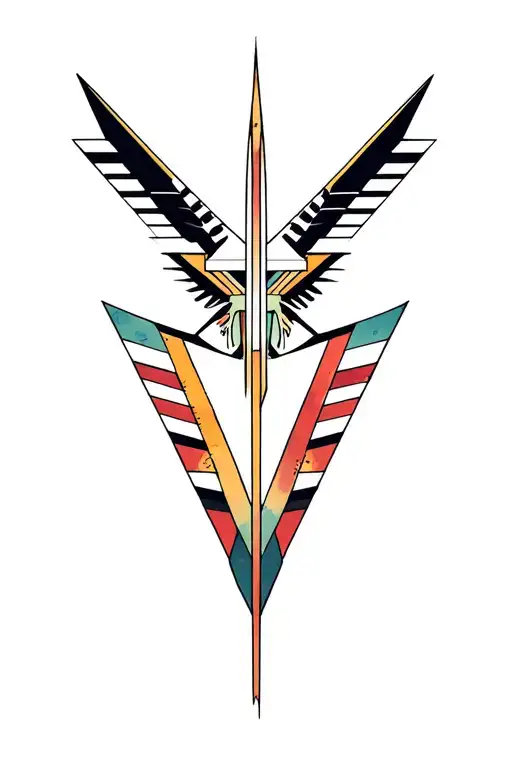 synthesizer cirquit geometric design under knee color tattoo design idea