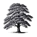 Alder Tree tattoo design idea