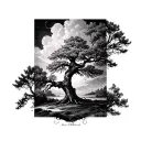 Alder Tree tattoo design idea