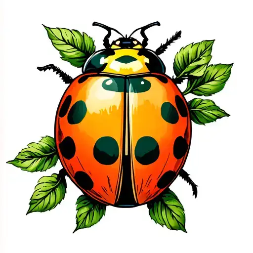 Greenbay packers lady bug inspired tattoo tattoo design idea