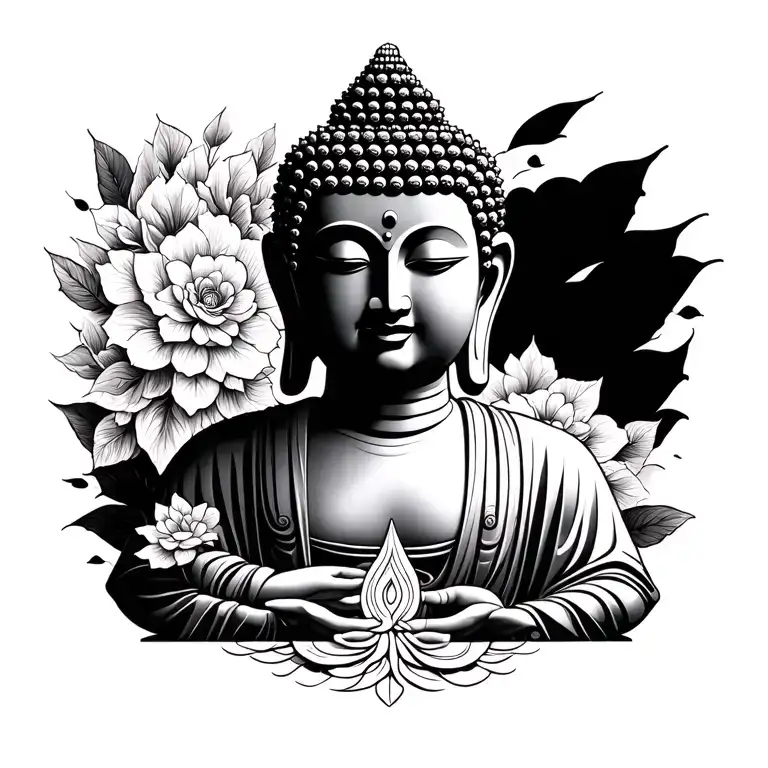 buddha tattoo design idea