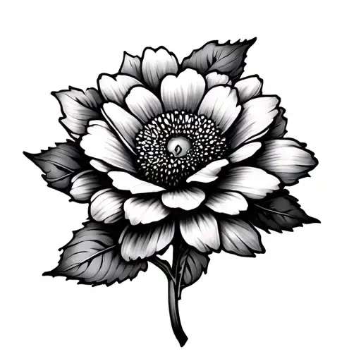 let it be, then let it go with a small flower tattoo design idea