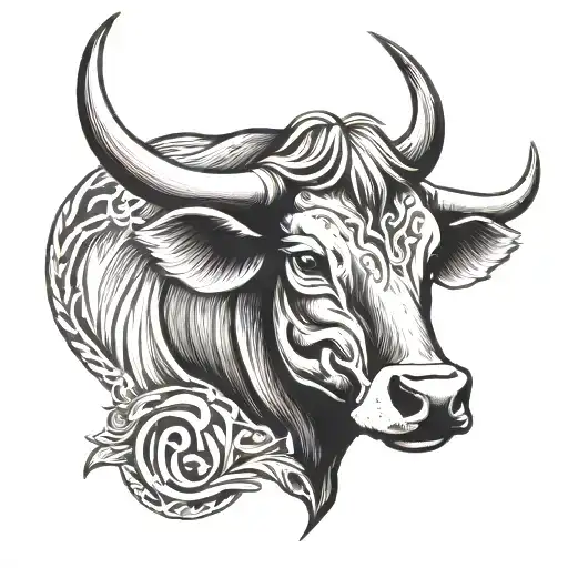 cattle brand tattoo design idea