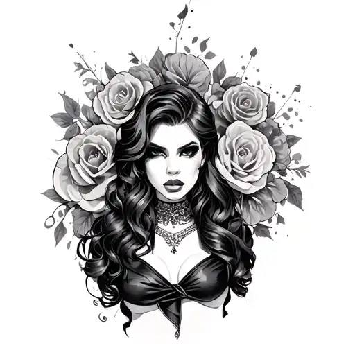 Slut tattoo design idea