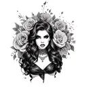 Slut tattoo design idea