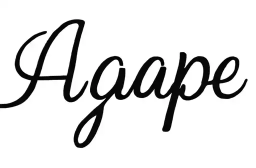 "Agape" "Agape" tattoo design idea