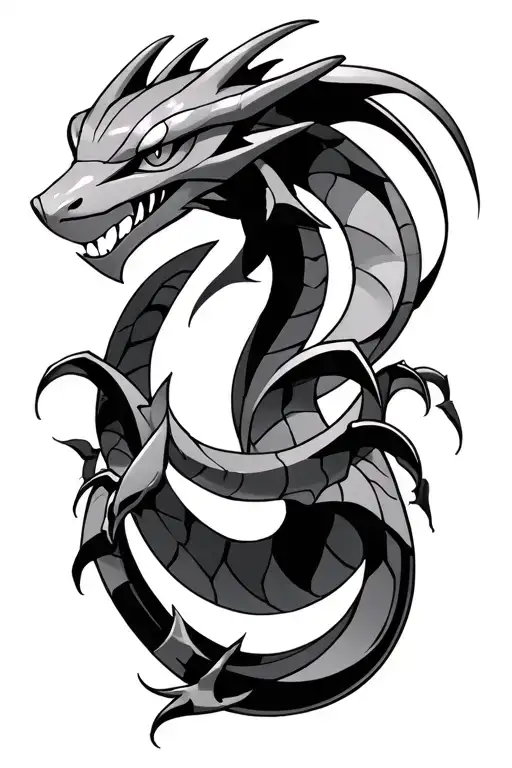 rayquaza from pokemon sleeve tattoo design tattoo design idea