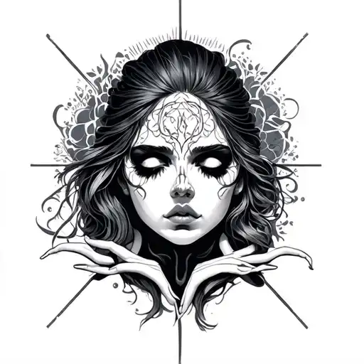 silence the voice in my mind tattoo design idea