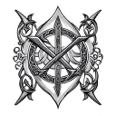 Anglo Saxon Runes tattoo design idea