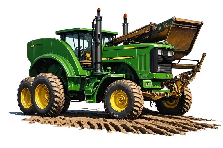 John deere 1910E Forwarder tattoo design idea