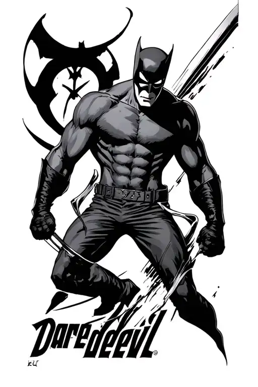 Daredevil original design tattoo design idea