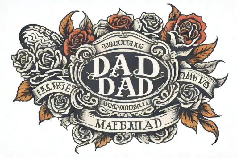 dad memorial tattoo tattoo design idea