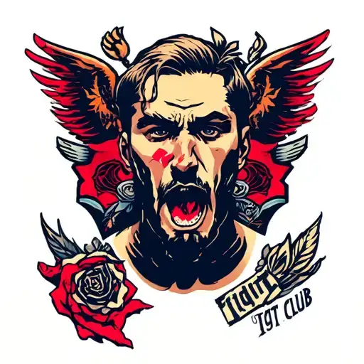 Fight Club is: you tattoo design idea