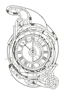 time travel tattoo design idea