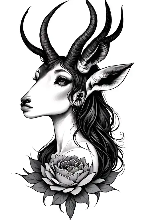 My daughter Alexie Capricorn 2021 tattoo design idea