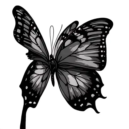 butterfly and Mazikeen jaelyn jasmine christany  tattoo design idea
