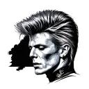 Bowie tattoo design idea