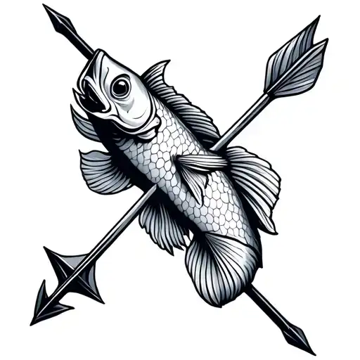 arrows anchor astrological signs raeling, fish, gemals tattoo design idea