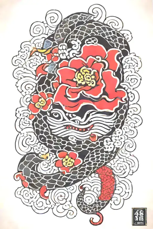 lucky 13 tattoo design idea