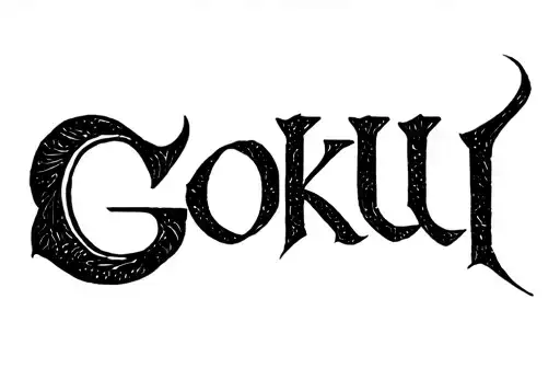 "Gokul" tattoo design idea