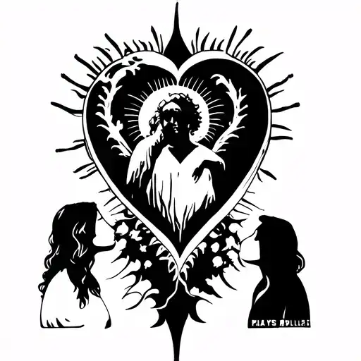 God and family always in the first place tattoo design idea