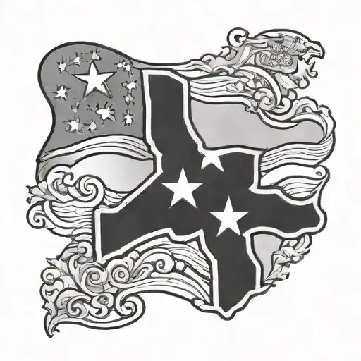 Tennessee Flag tattoo design idea