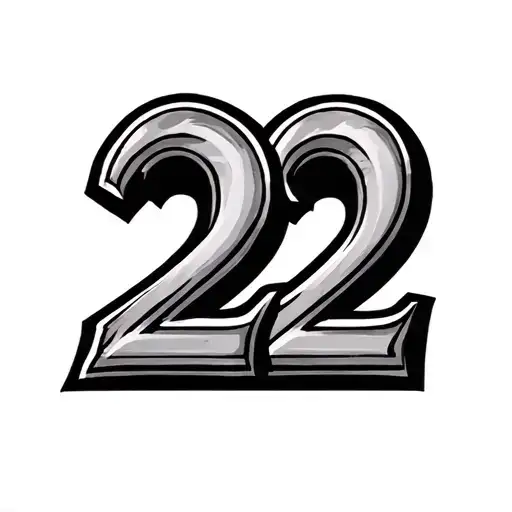 Roman numbers 22 of 2005 Roman numeral tattoo design idea