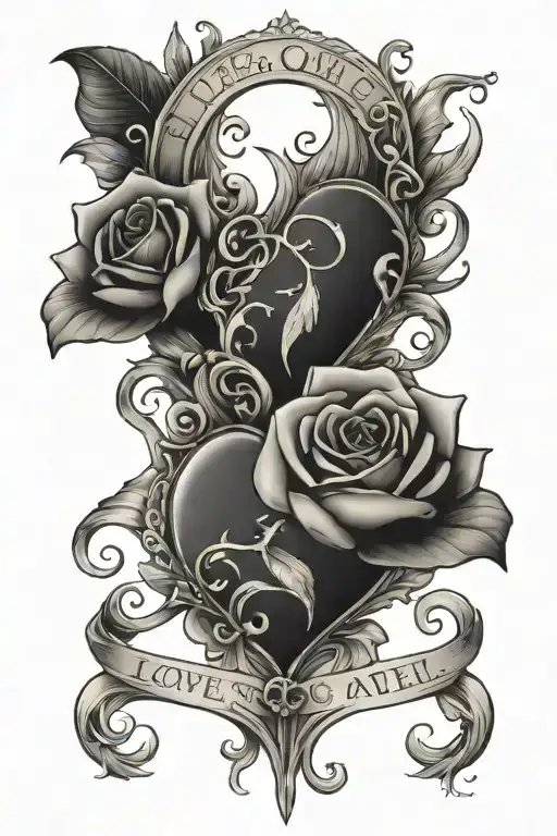 love conquers all tattoo design idea